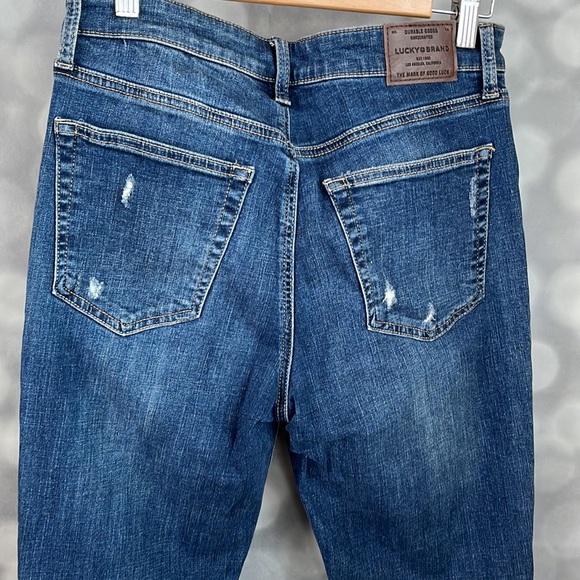 Lucky Brand womens Bridgette Skinny jeans. Size 8 - Picture 6 of 10